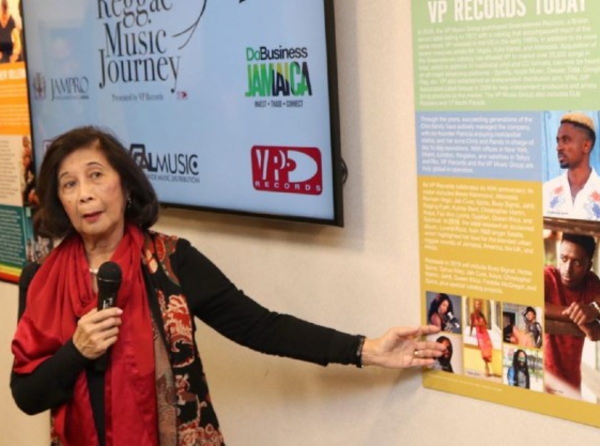 Co- Founder of VP Records Mrs Patricia Chin (Photo Credit Derrick Scott)